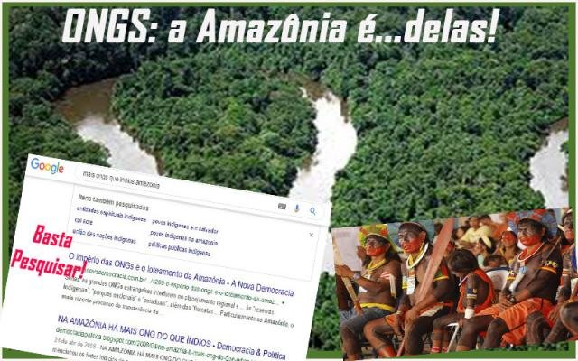 Faltam índios na Amazônia e sobram ONGs para protegê-los - Vereadores e as burrices - Vai faltar cadeia para tantos canalhas - Gente de Opinião