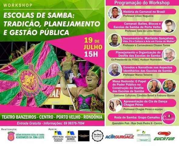 Lenha na Fogueira - Começa hoje Festival Cultural  do Distrito de Nazaré do Madeira - Acadêmicos da Zona Leste e Workshop de Carnaval - Gente de Opinião
