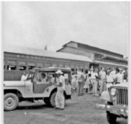 Embarque na ferrovia Madeira-Mamoré, em Porto Velho, nos anos de 1940 - Gente de Opinião