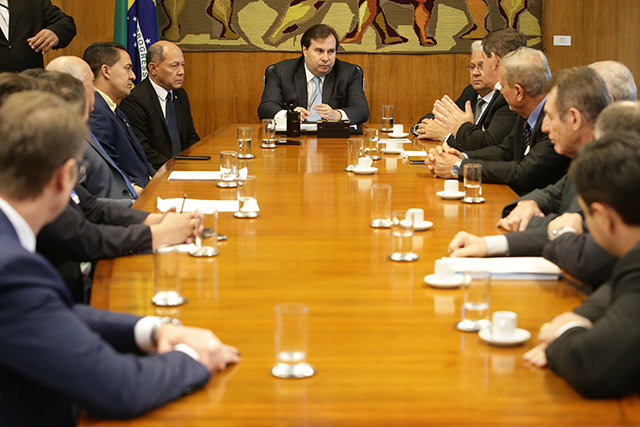 Com articulação de Coronel Chrisóstomo, Rodrigo Maia recebe empresários de Rondônia em Brasília. - Gente de Opinião