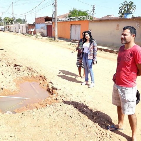 Cristiane Lopes cobra retomadas das obras no Conceição após rompimento de cano  - Gente de Opinião