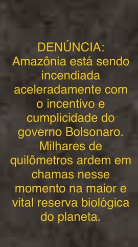 Bolsonaro revela-se o demônio que sopra fogo na Amazônia - Gente de Opinião