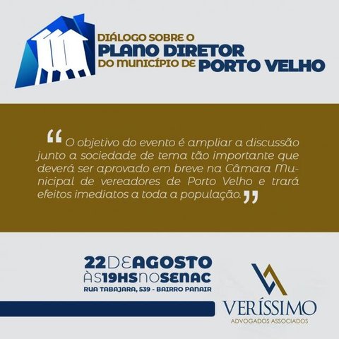 Fecomércio/RO convida empresários e população em geral para participar do Diálogo sobre o Plano Diretor de Porto Velho - Gente de Opinião