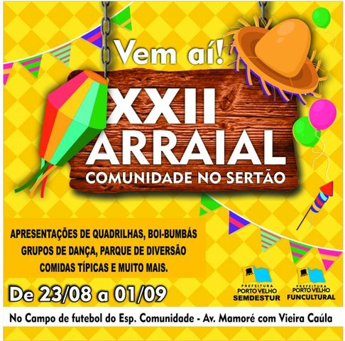 Porto Velho - Prefeitura continua apoiando festividades no município - Gente de Opinião