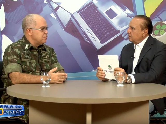 Dr. Aparício Carvalho conversou com o comandante da 17° Brigada de Infantaria de Selva de Rondônia General Eduardo Leal - Gente de Opinião