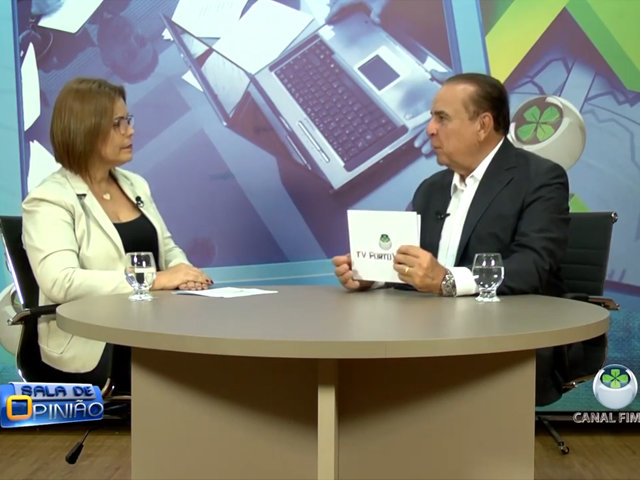 Dr. Aparício Carvalho entrevista a coordenadora do curso de Terapia Ocupacional da FIMCA Prof. Elizete Moreira - Gente de Opinião