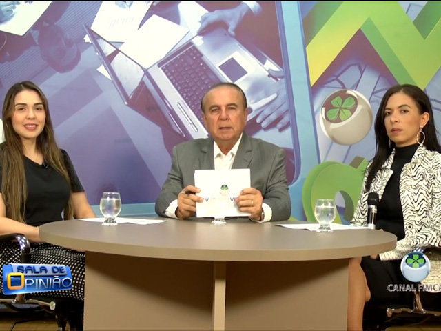 No programa Sala de Opinião Dr. Aparício Carvalho, entrevista as professoras do curso de radiologia da Faculdade Metropolitana Vanessa Lima e Regma Carvalho - Gente de Opinião