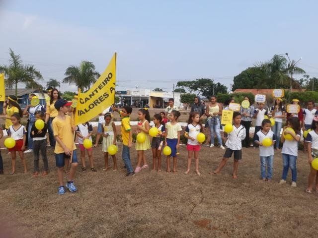 Setembro Amarelo - Canteiro de valores a vida, uma ação da secretária de educação em Castanheiras - Gente de Opinião