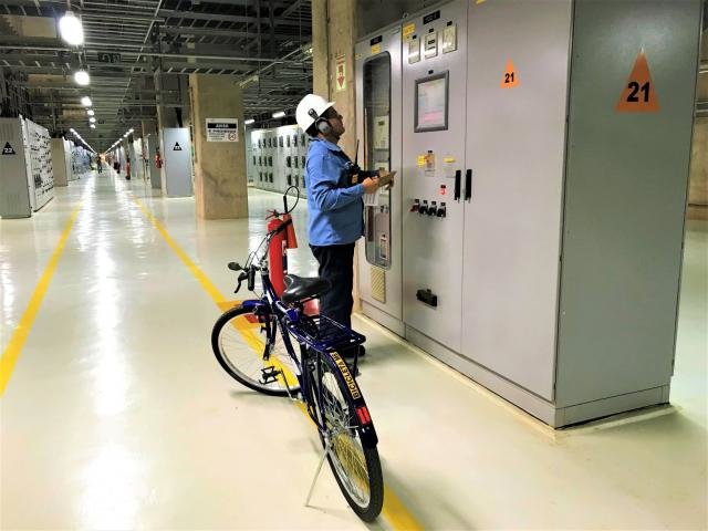 Bicicletas garantem agilidade nos trabalhos na Hidrelétrica Santo Antônio - Gente de Opinião