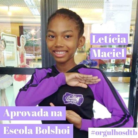 Aluna de Rondônia vai estudar balé clássico na Escola Bolshoi, em Joinville - Gente de Opinião