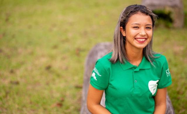 Geice é filha de agricultores da comunidade (Foto Everson Tavares) - Gente de Opinião