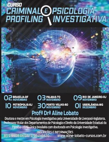 Faculdade Sapiens sediará o curso “Criminal Profiling & Psicologia Investigativa” com Aline Lobato - Gente de Opinião