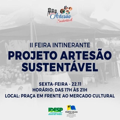 Prefeitura realiza 2ª Feira Itinerante do projeto Artesão Sustentável - Gente de Opinião