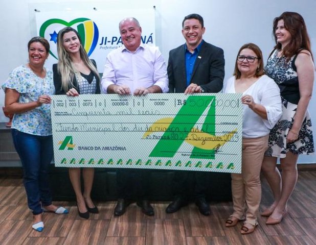 Fundo da Criança de Ji-Paraná recebe R$ 50 mil do BASA - Gente de Opinião