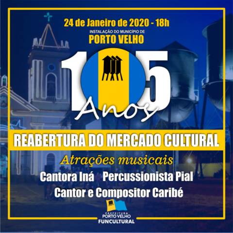 Mercado Cultural será reaberto  + Hoje é o aniversário da Banda do Só Vai Quem Quer + Lenha na Fogueira - Gente de Opinião