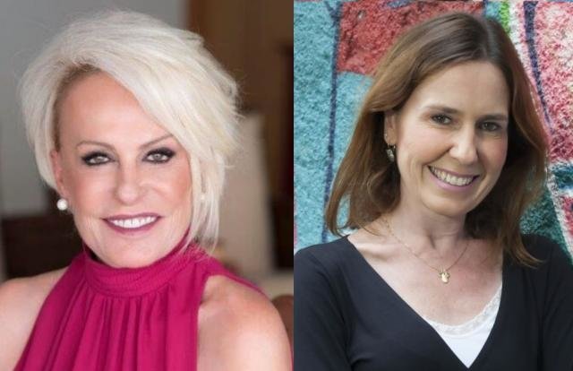 Apresentadora Ana Maria Braga e a jornalista Susana Naspolini - Gente de Opinião
