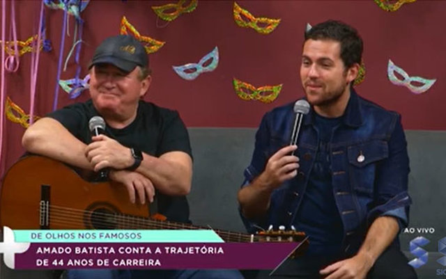 Em entrevista à SIC TV, Amado Batista comemora 44 anos de carreira - Gente de Opinião