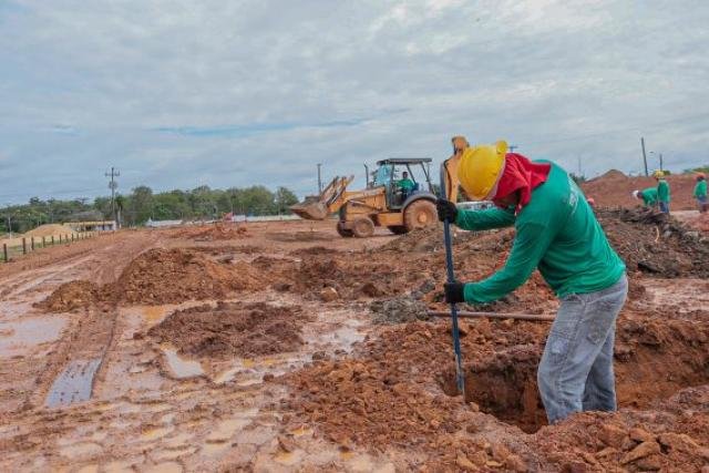 A terraplanagem já está em andamento como parte da primeira etapa da obra - Gente de Opinião