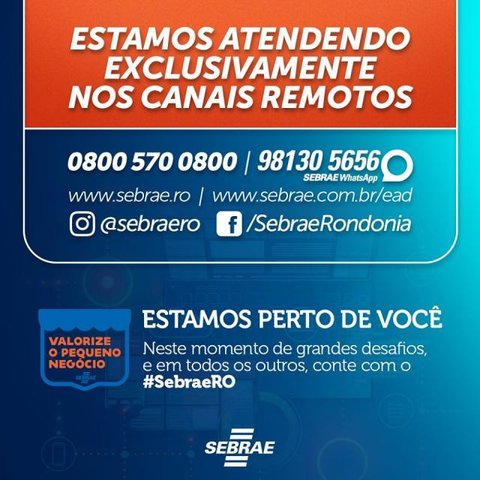 Sebrae apoia pequenos negócios, mesmo durante a crise do coronavírus - Gente de Opinião