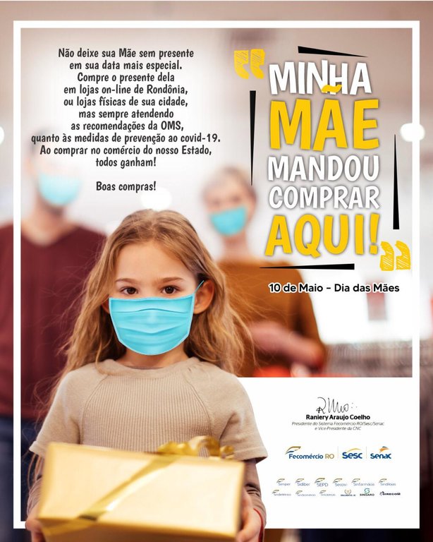 Compre em Rondônia: Fecomércio incentiva compra de presente do dia das mães com segurança - Gente de Opinião