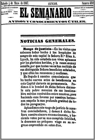 Madame Lynch – Parte I - Madame Elizabeth Alicia Lynch - Gente de Opinião