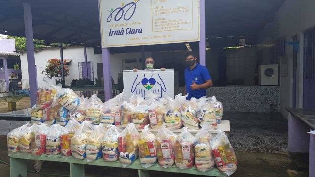Fraternidade Espírita Irmã Clara auxilia na distribuição de alimentos da Campanha SOS.RO - Gente de Opinião