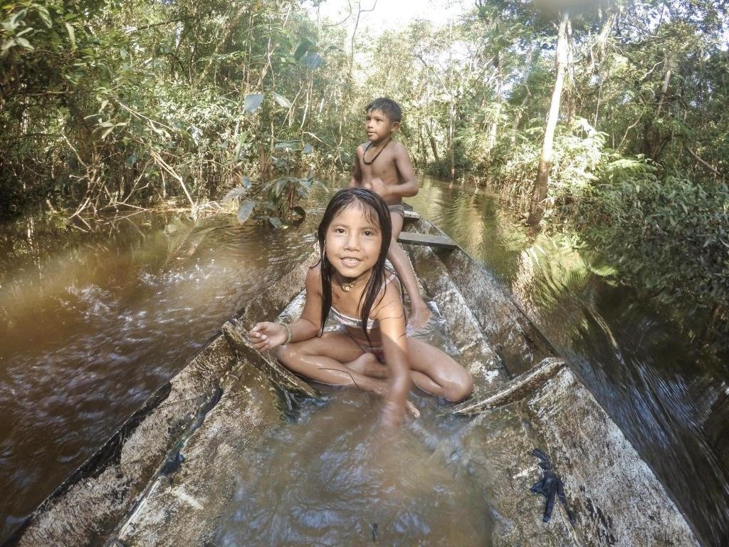 Índios crianças Juma rio Acuan Amazonas - Gente de Opinião