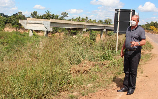 Deputado Follador se diz indignado com a obra da ponte do Jamari, Na BR-421 - Gente de Opinião