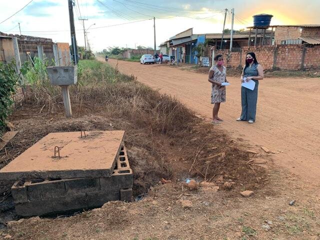 Cristiane Lopes cobra conclusão da drenagem e asfalto da rua Capão da Canoa - Gente de Opinião