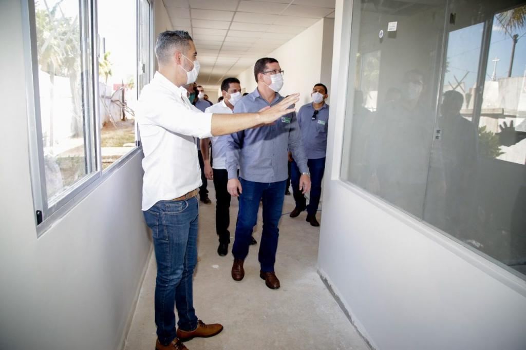 Governador visita obra do Hospital Municipal de Ariquemes - Foto: Frank-Nery - Gente de Opinião