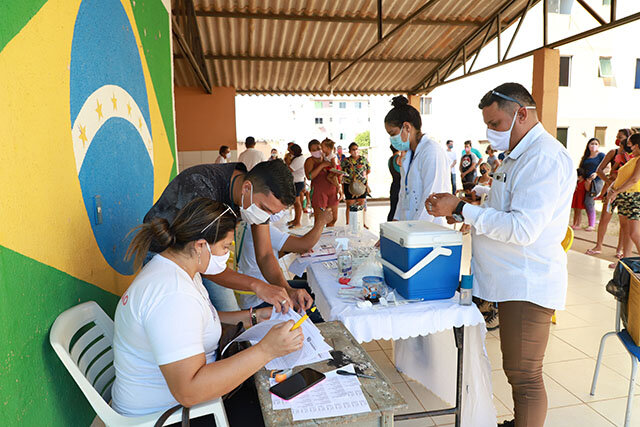 Moradores vacinados durante força tarefa - Gente de Opinião