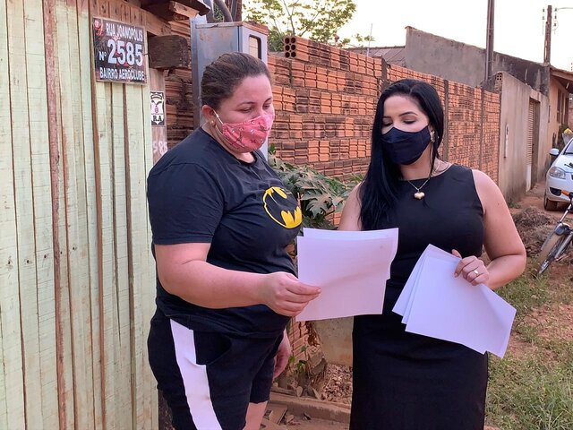 Vereadora Cristiane Lopes continua cobrando finalização de obras do Bairro Aeroclube   - Gente de Opinião