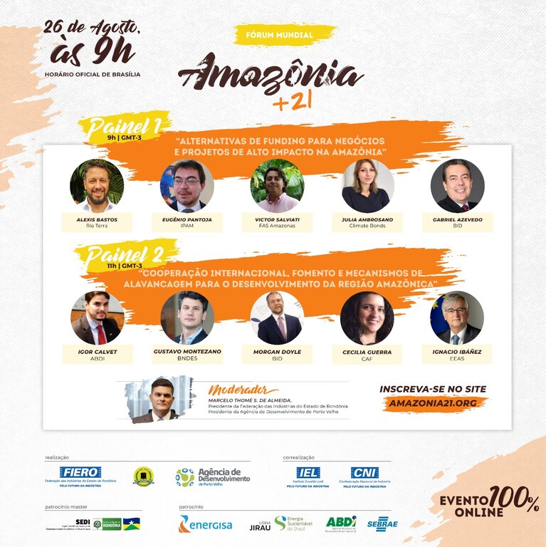 Financiamento é o tema do segundo encontro prévio do Amazônia+21 - Gente de Opinião