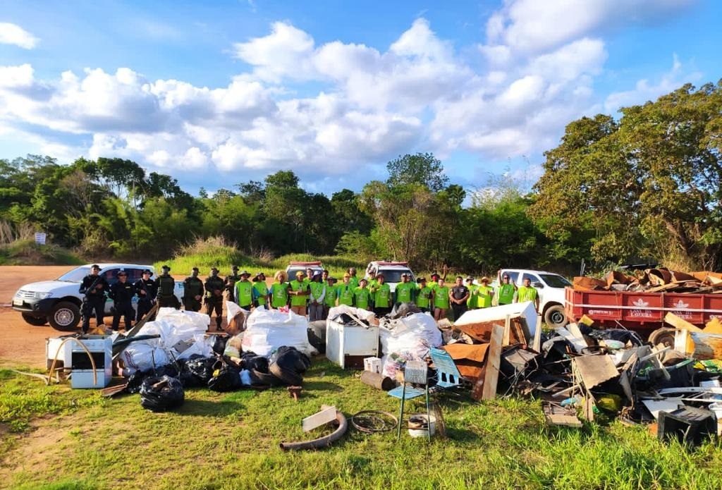 A ação faz parte do projeto ‘Reciclando Hábitos’, desenvolvido pelo Escritório Regional da Sedam em Costa Marques - Fotos: Najua Ibanez, Jessica Torezani e Frank Néry - Gente de Opinião