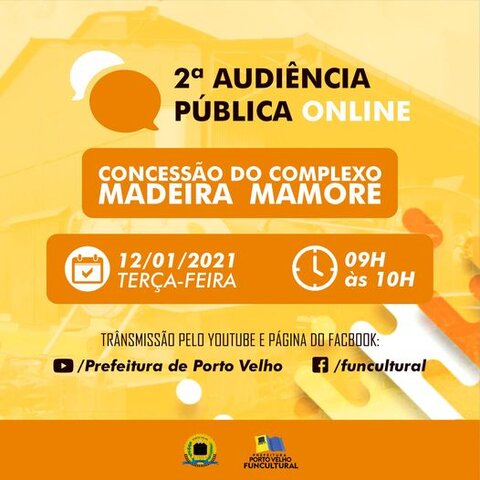 Lenha na Fogueira com a 2ª Audiência Pública virtual e informativa, sobre o processo de Concessão do Complexo da Madeira Mamoré - Gente de Opinião