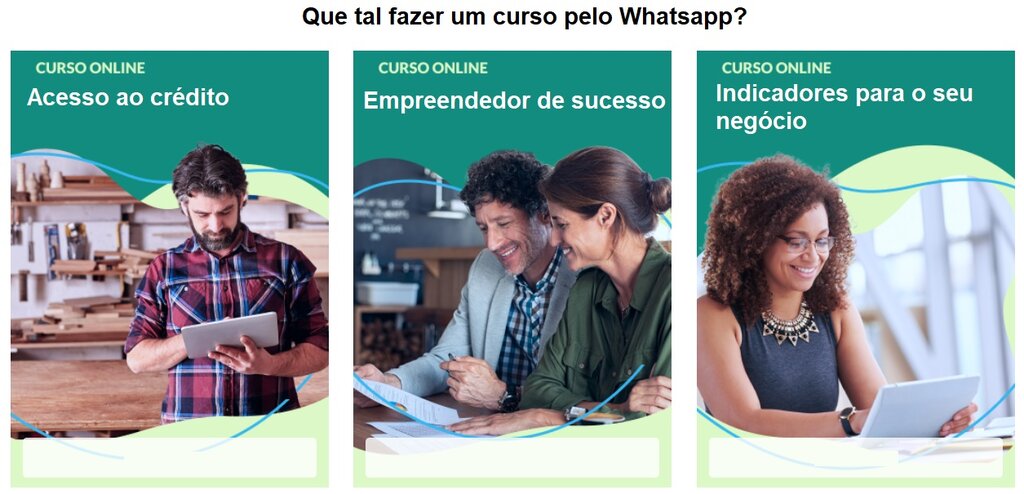 Sebrae lança 15 opções de cursos online gratuitos pelo WhatsApp - Gente de Opinião