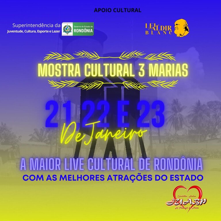 Lenha na Fogueira e a Mostra Cultural 3 Marias e com o Mapa do turismo de Rondônia que vai ser ampliado - Gente de Opinião