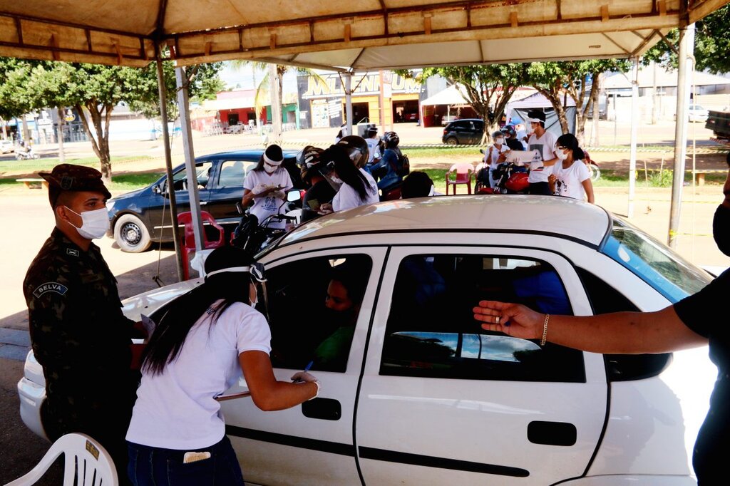 Drive-thru de testagem rápida acontece nesta sexta-feira (30), na zona Sul, em Porto Velho - Gente de Opinião