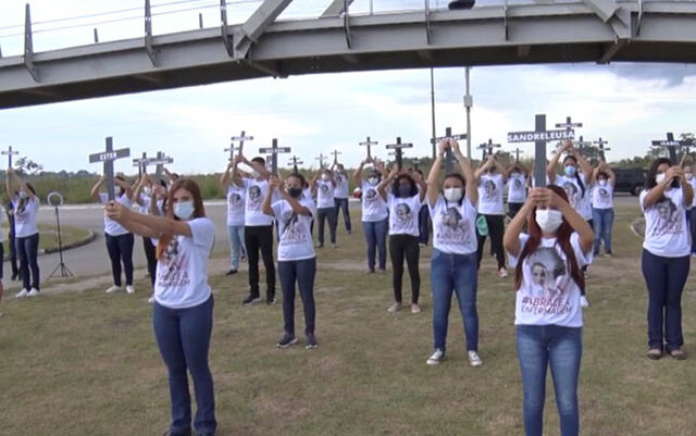 Ato silencioso lembra dos servidores da saúde mortos pela COVID-19 em Rondônia - Gente de Opinião