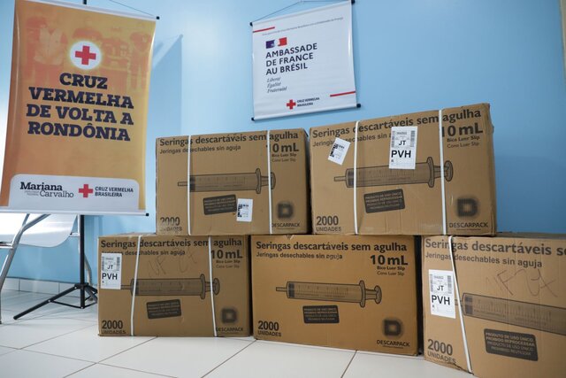 Prefeitura de Porto Velho recebe insumos hospitalares doados pela Cruz Vermelha Brasileira  - Gente de Opinião