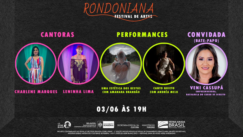 Lenha na fogueira e Mulheres são destaque no 1º Festival Rondoniana de Artes - Gente de Opinião