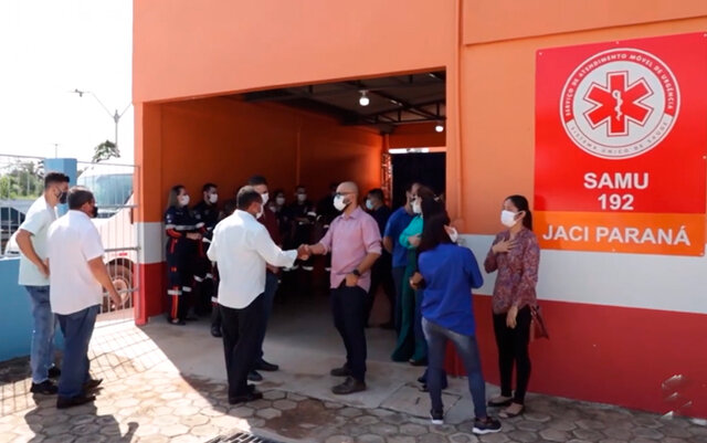 Hildon Chaves inaugura sede do SAMU em Jaci-Paraná - Gente de Opinião