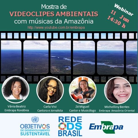 Para esta exibição foram selecionados videoclipes produzidos em oficinas do programa Embrapa & Escola, em diversas localidades da região amazônica. - Gente de Opinião