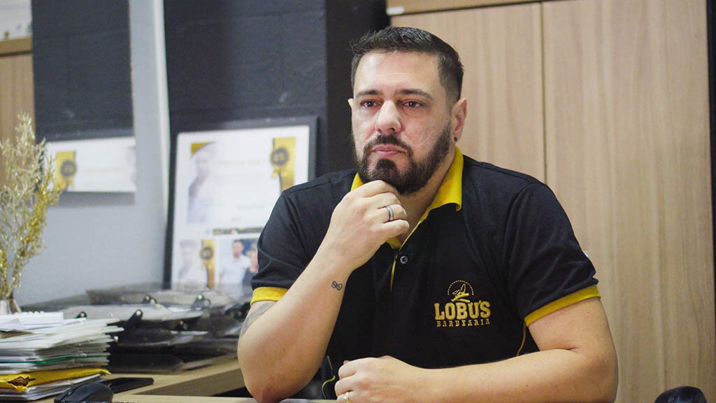 Rodrigo Cordeiro, sócio proprietário da Lobus Barbearia - Gente de Opinião