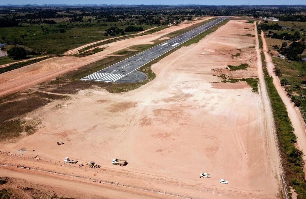 DER executou a reestruturação da área às margens da pista de pouso e decolagem do Aeroporto José Coleto - Gente de Opinião