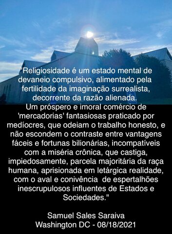 Religiosidade é um estado mental de devaneio compulsivo - Gente de Opinião