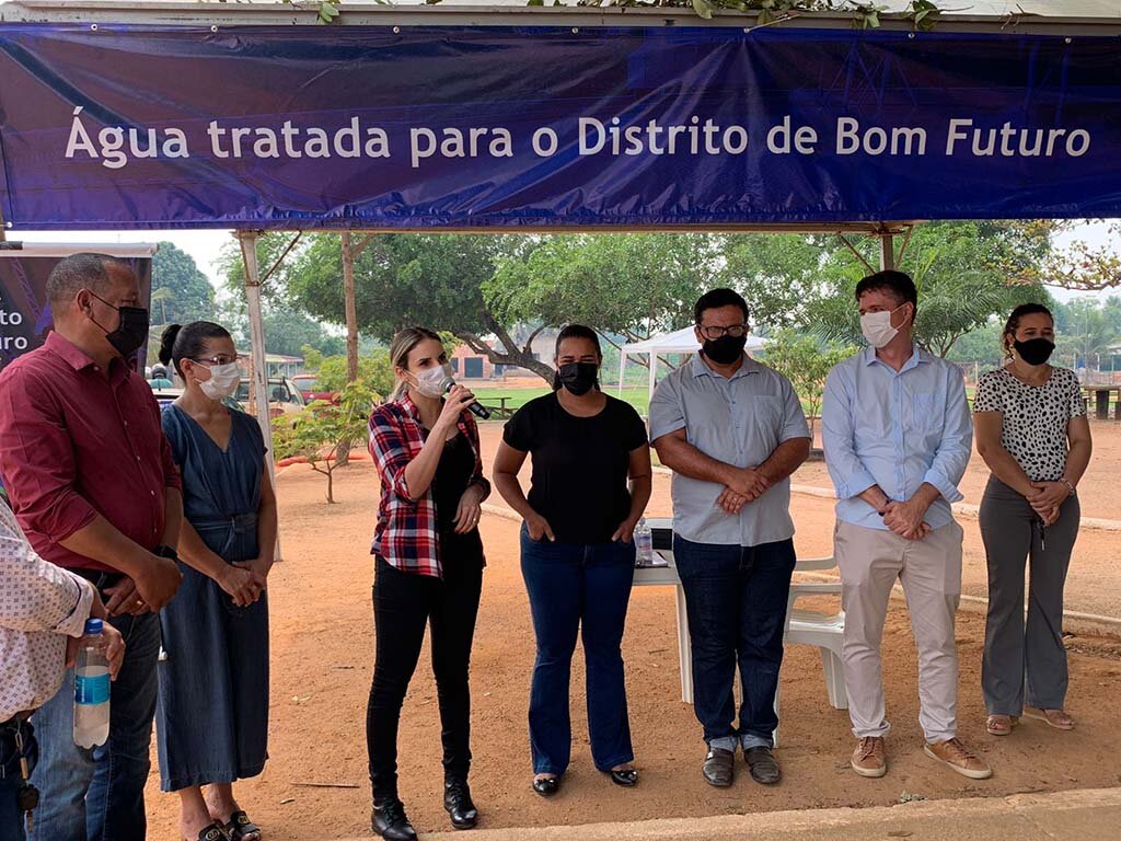 Moradores do Distrito de Bom Futuro terão acesso à rede de abastecimento de água tratada - Gente de Opinião