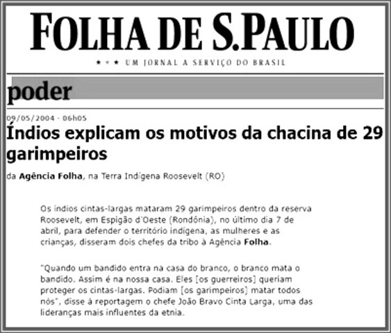 Folha de São Paulo, 09.05.2004 - Gente de Opinião
