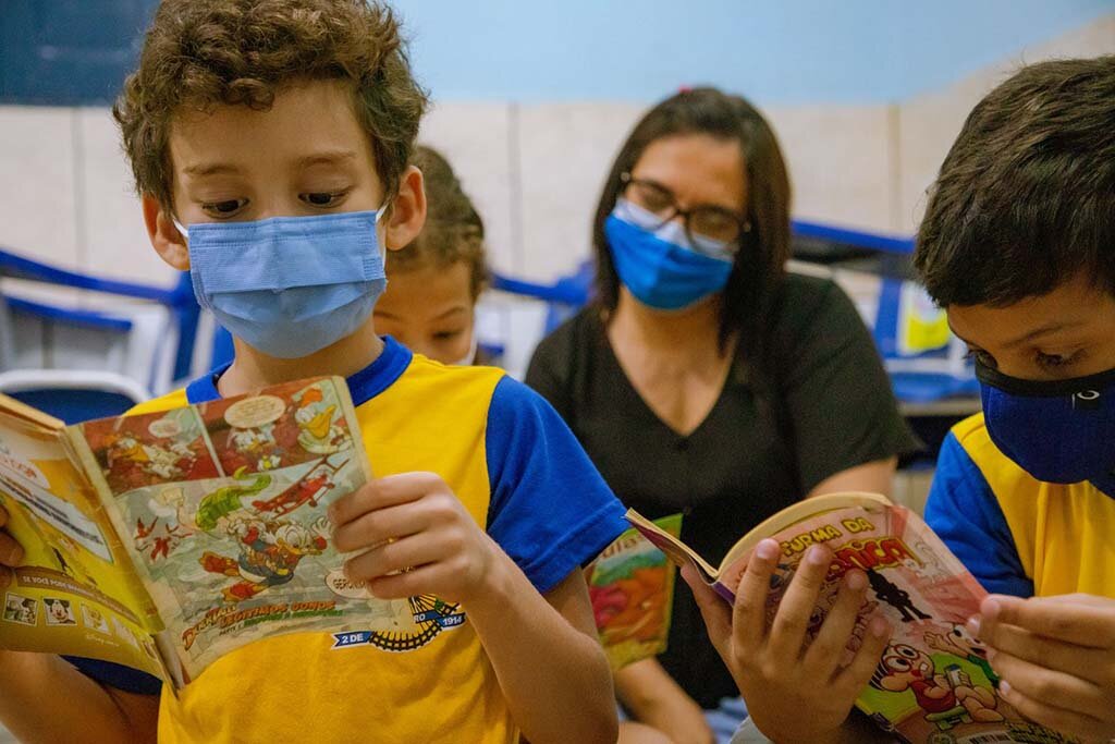 Alunos da rede municipal de ensino são incentivados à leitura após retorno das aulas presenciais em Porto Velho - Gente de Opinião