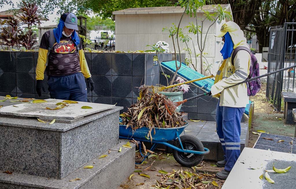 Mutirão de limpeza no Cemitério dos Inocentes prepara o local para as visitas do Dia dos Finados - Gente de Opinião
